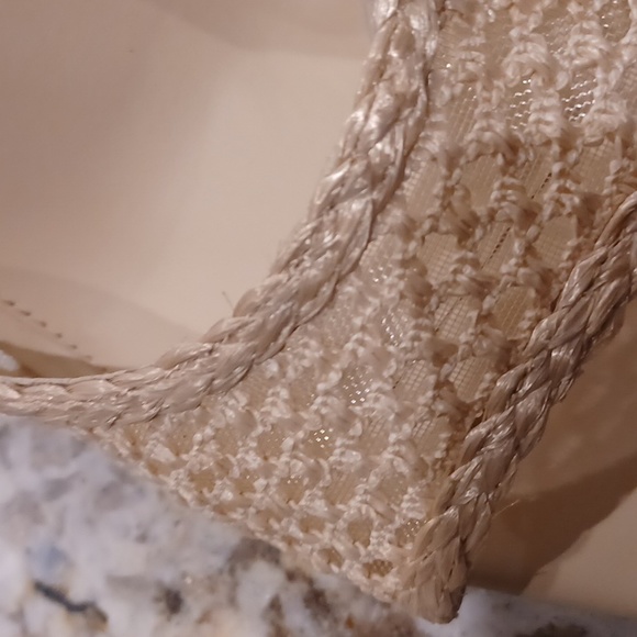 Antonio Melani x The Nat Note, the Riviera Woven women's Metallic Slip-On Mules - Picture 5 of 9